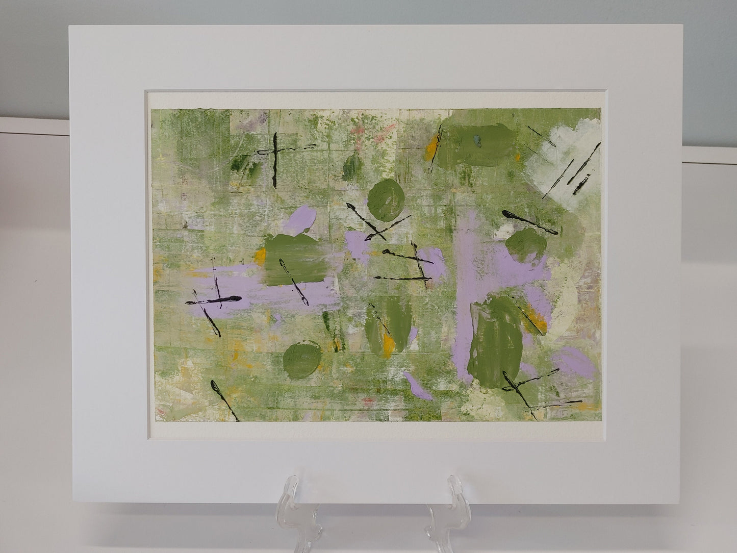 Green Abstract Original Painting