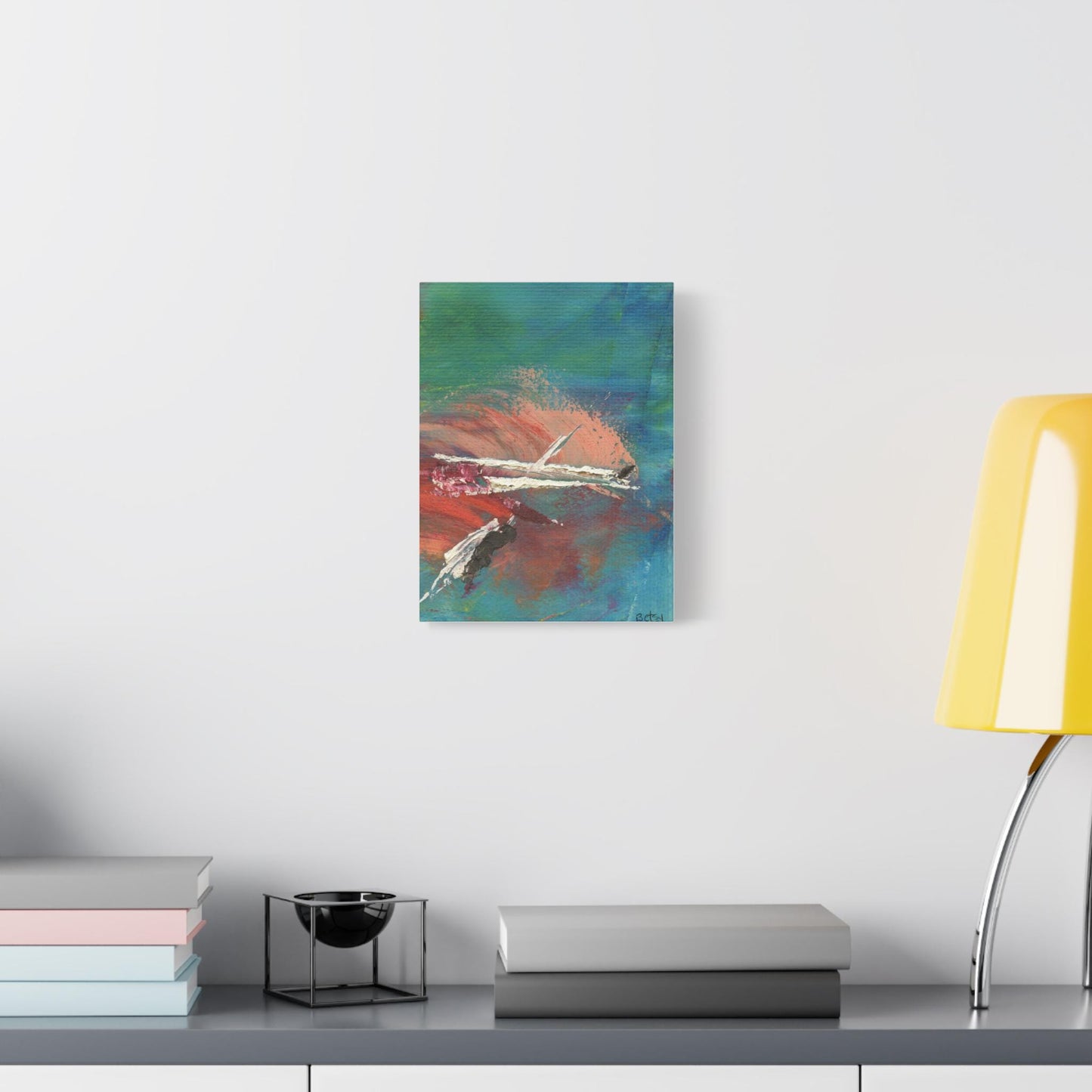 Aqua No. 2 by Betsy Lewis on Matte Canvas, Stretched, 1.25"