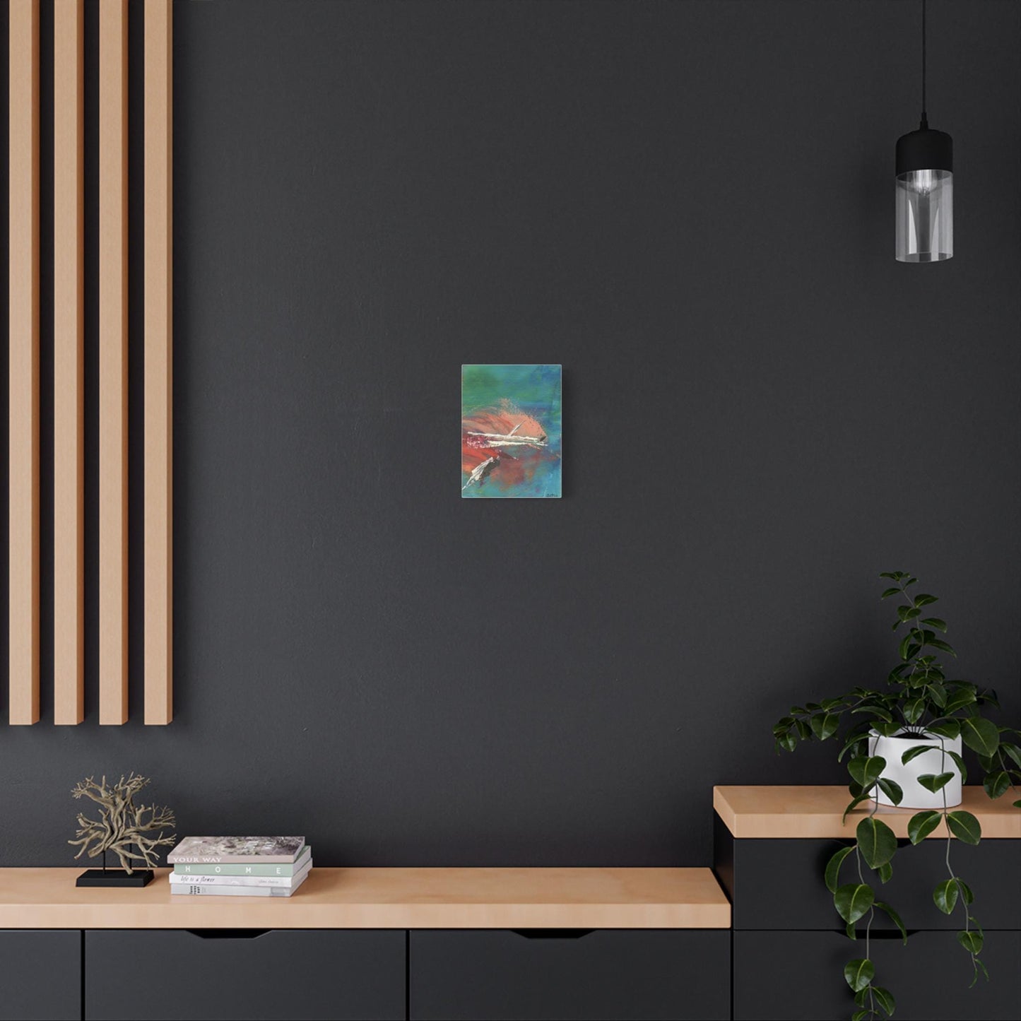 Aqua No. 2 by Betsy Lewis on Matte Canvas, Stretched, 1.25"