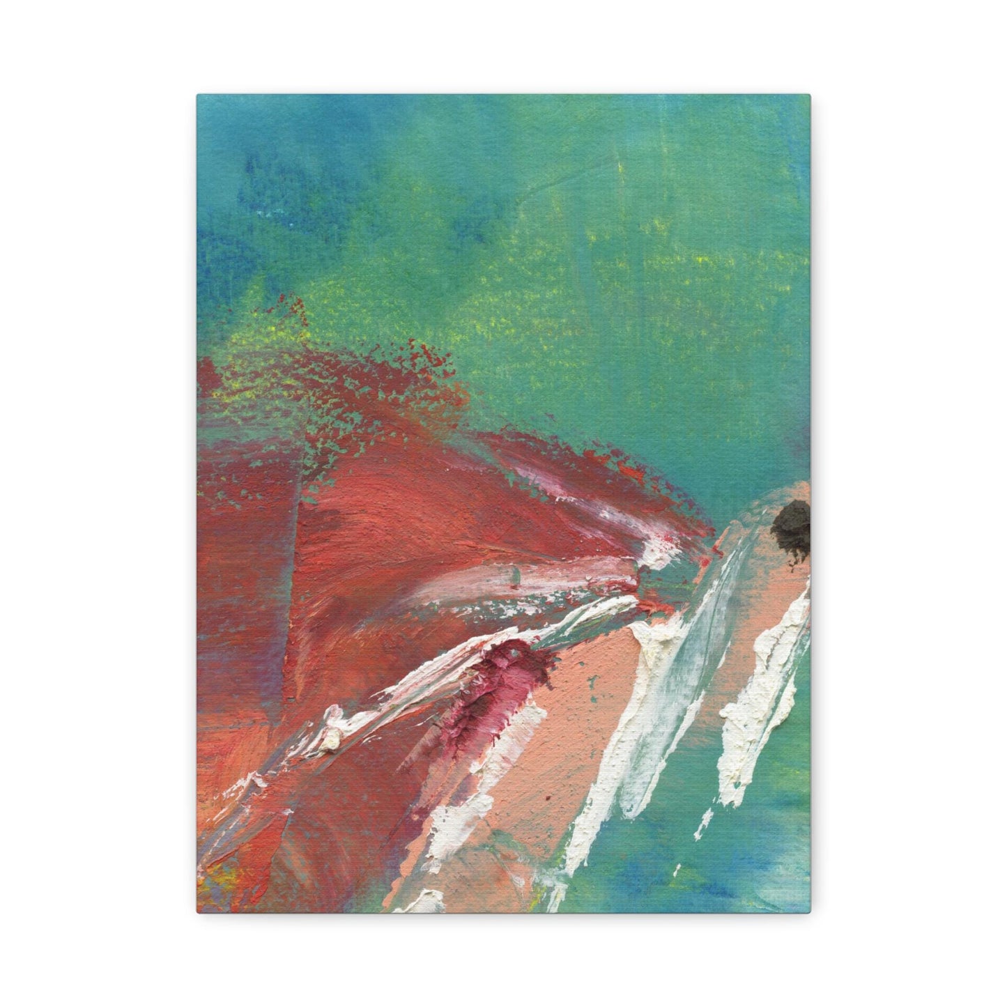 Aqua No. 1 by Betsy Lewis on Matte Canvas, Stretched, 1.25"
