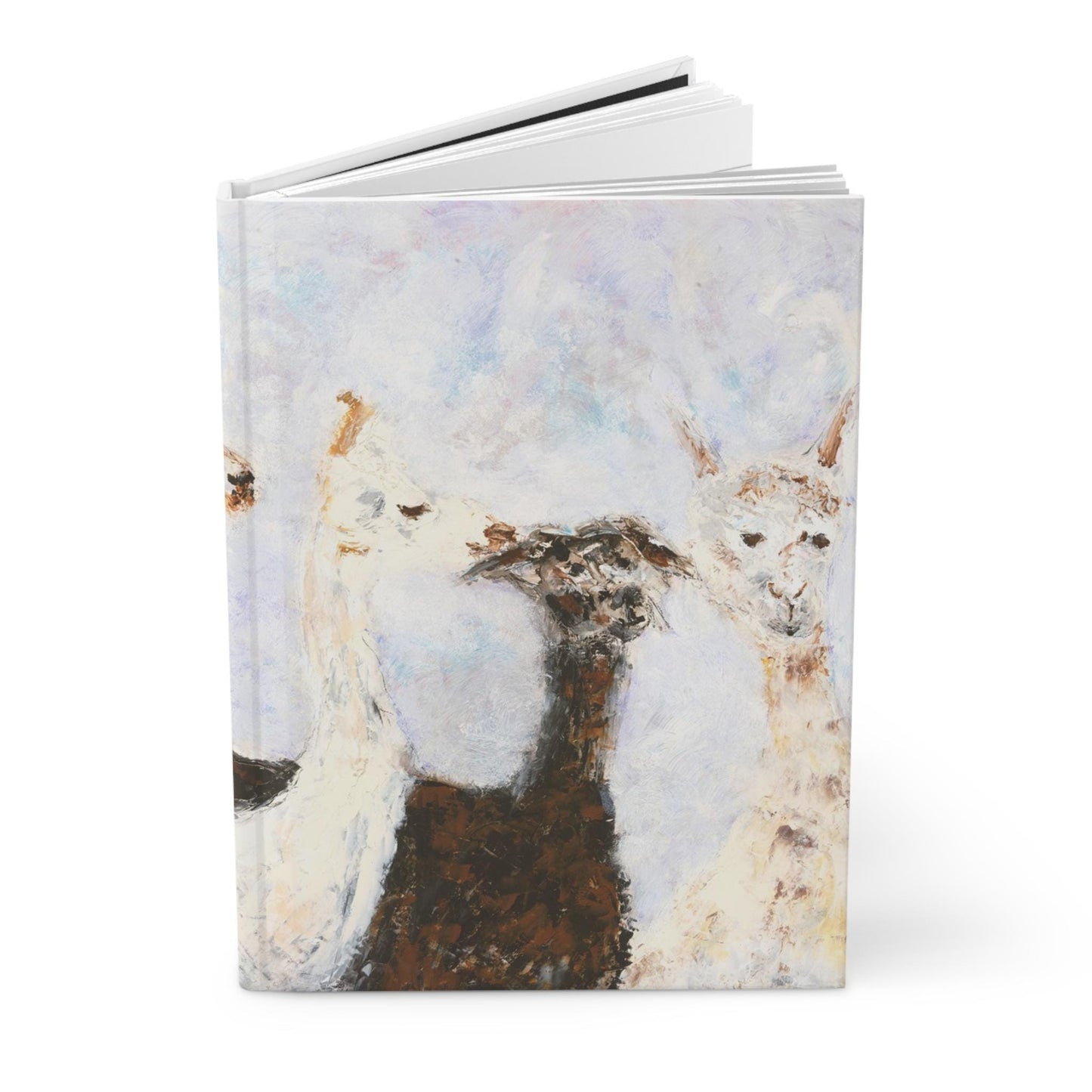 Alpacas Lunch Line, Lined Journal, Hardcover Matte Finish