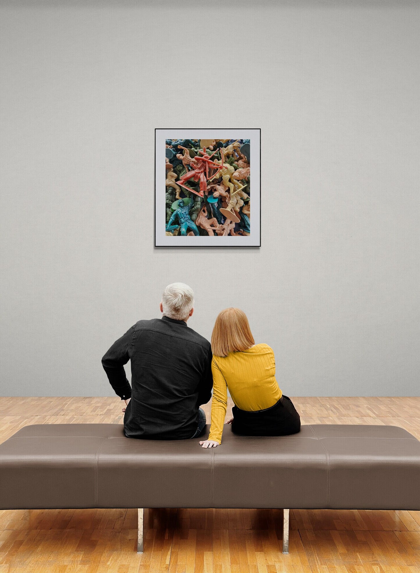Allegorical Photo Fine Art Print, Indigenous, Toy Art, Army Man Toy Art Print, Wall Art  Real Photography Fine Art Wall Art, Social Art