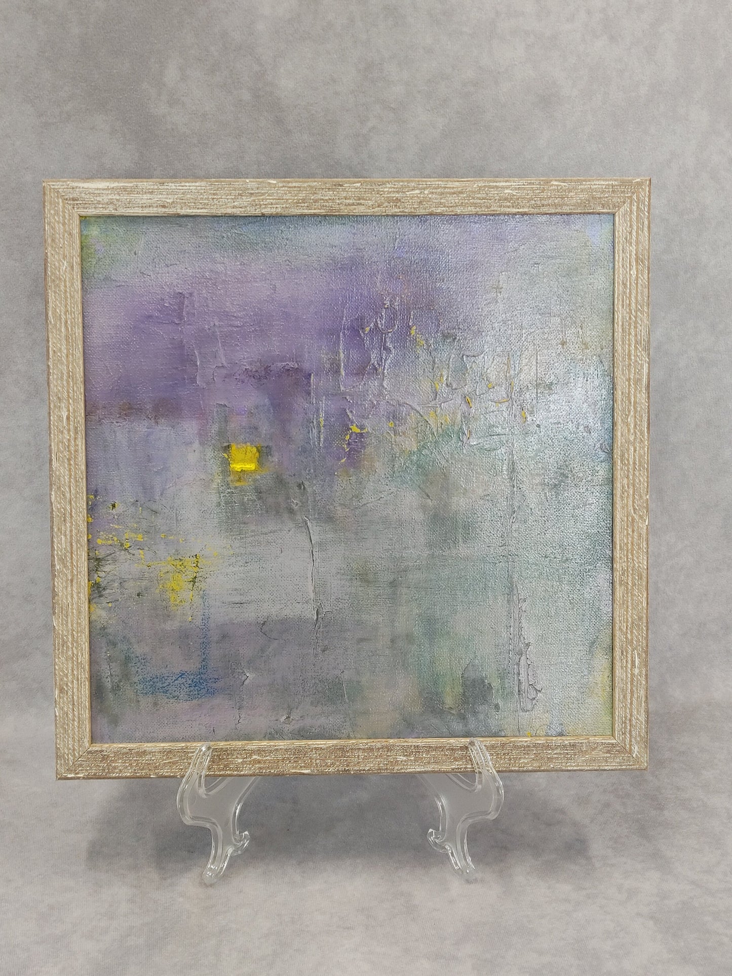 Forsythia Original Framed Oil Painting on Canvas