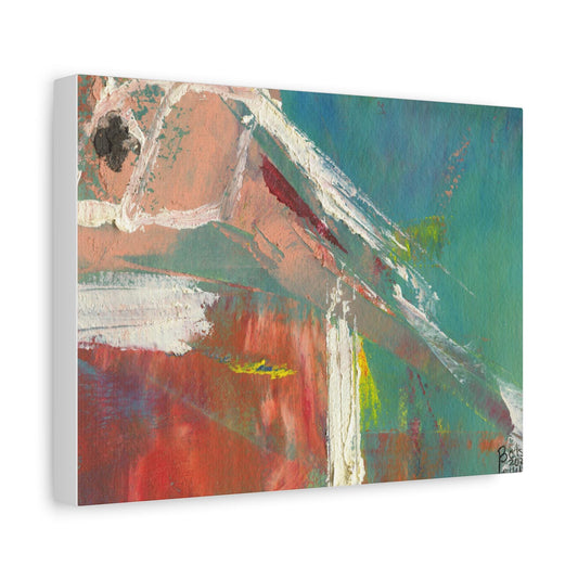 Aqua No. 4 by Betsy Lewis on Matte Canvas, Stretched, 1.25"