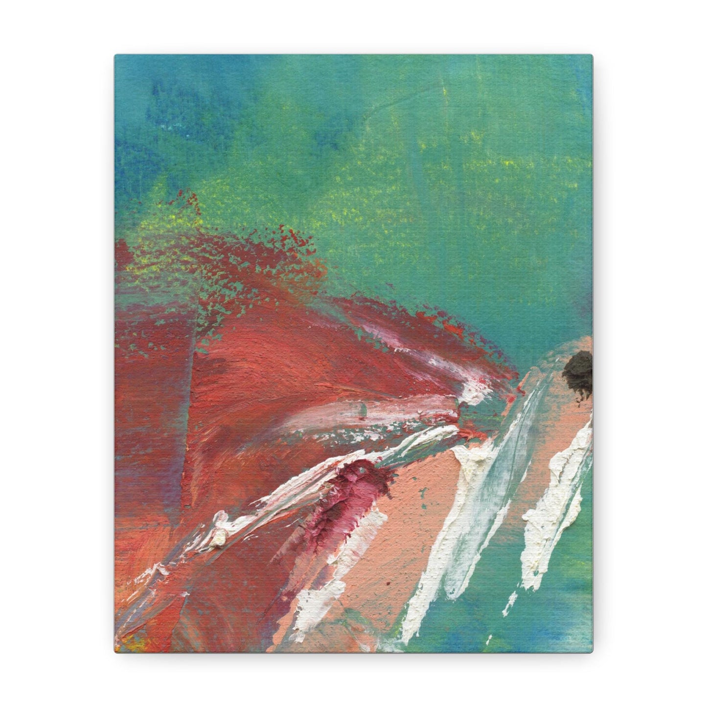 Aqua No. 1 by Betsy Lewis on Matte Canvas, Stretched, 1.25"