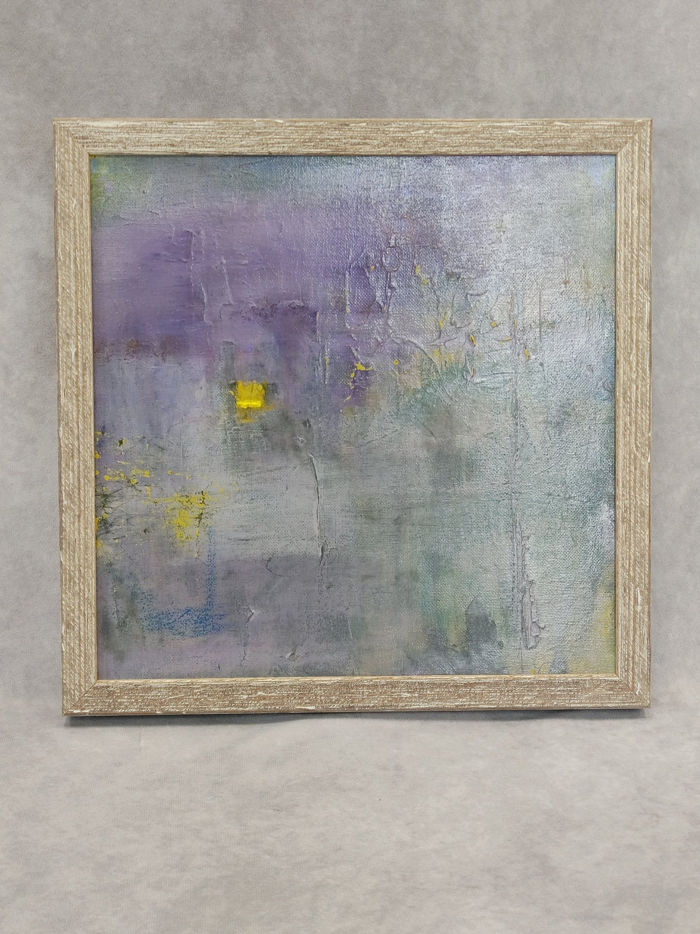 Forsythia Original Framed Oil Painting on Canvas