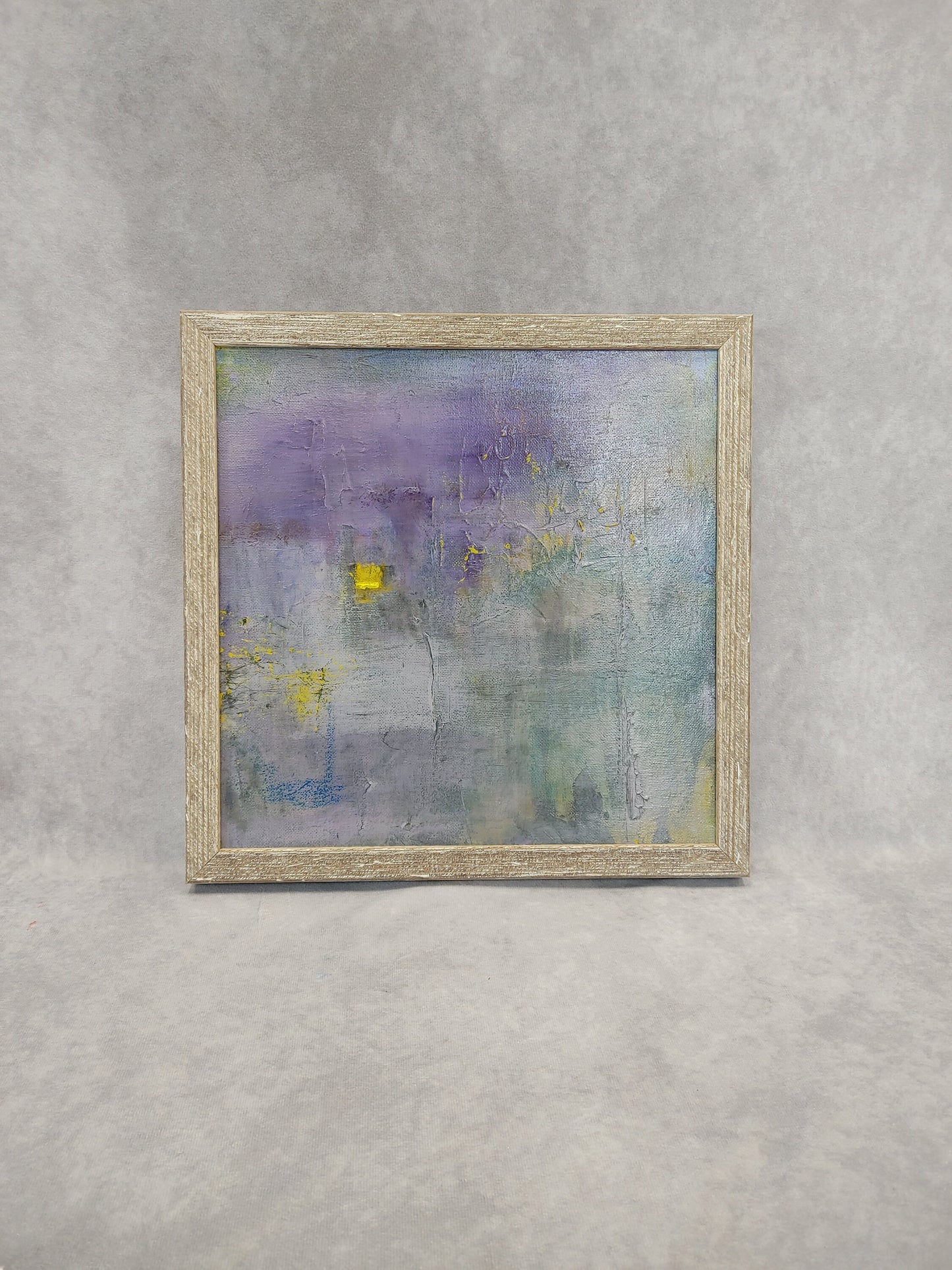 Forsythia Original Framed Oil Painting on Canvas