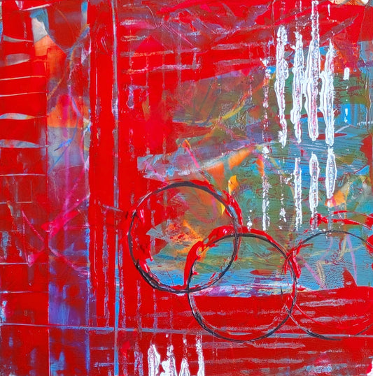 Red Abstract No. 2 Original Painting