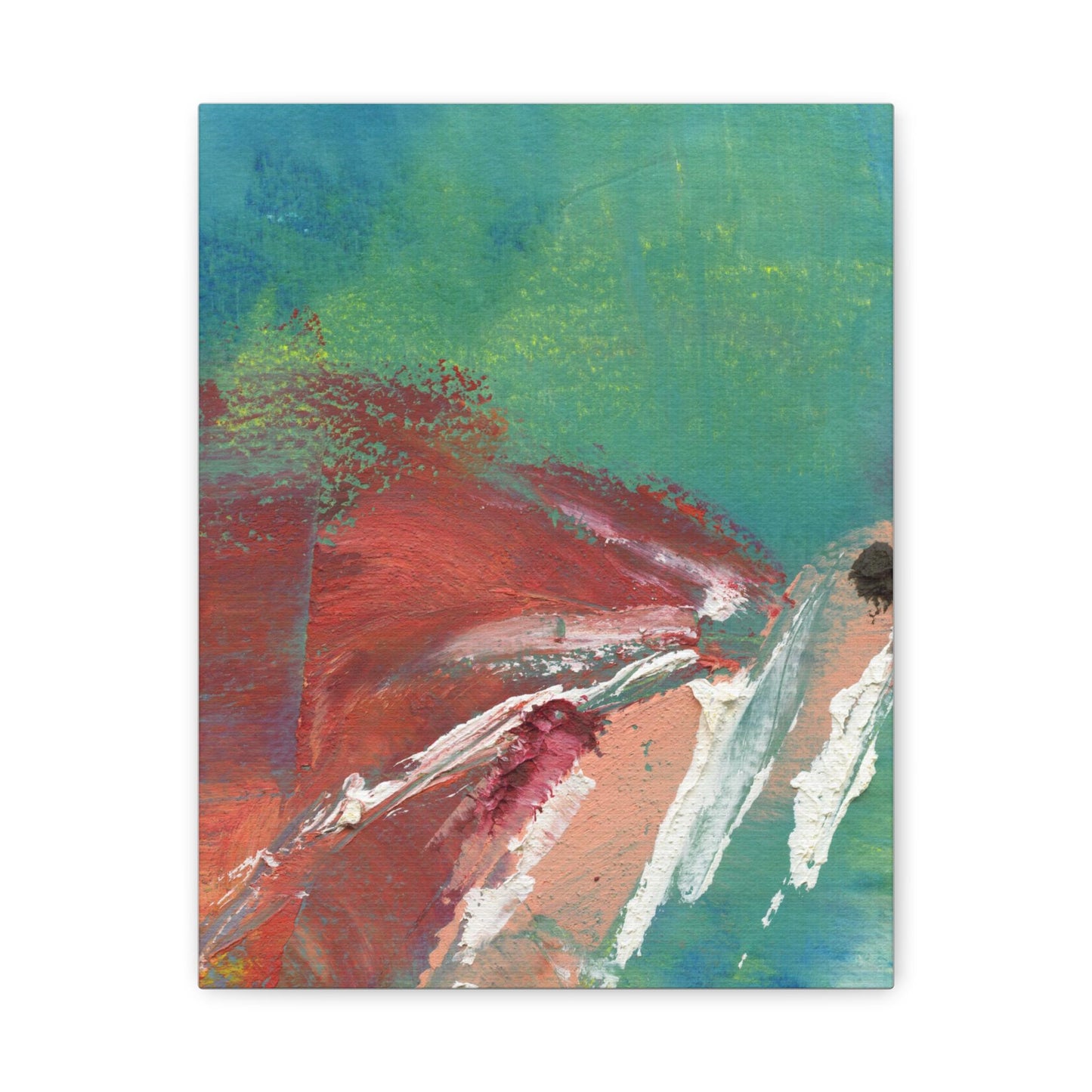 Aqua No. 1 by Betsy Lewis on Matte Canvas, Stretched, 1.25"
