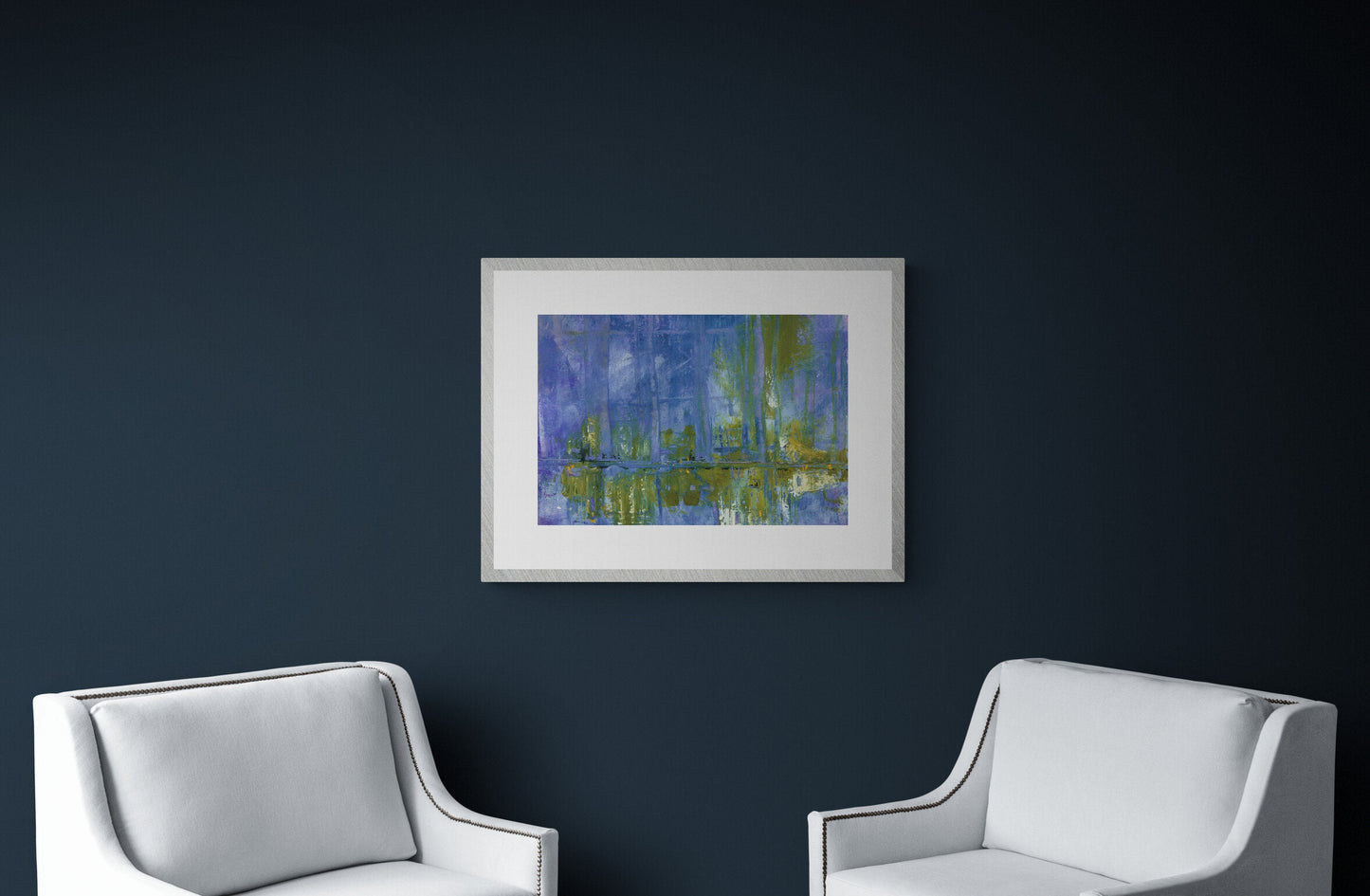 Urban Mirage citiscape art print, wall art, horizontal format for your home or office, abstract architecture