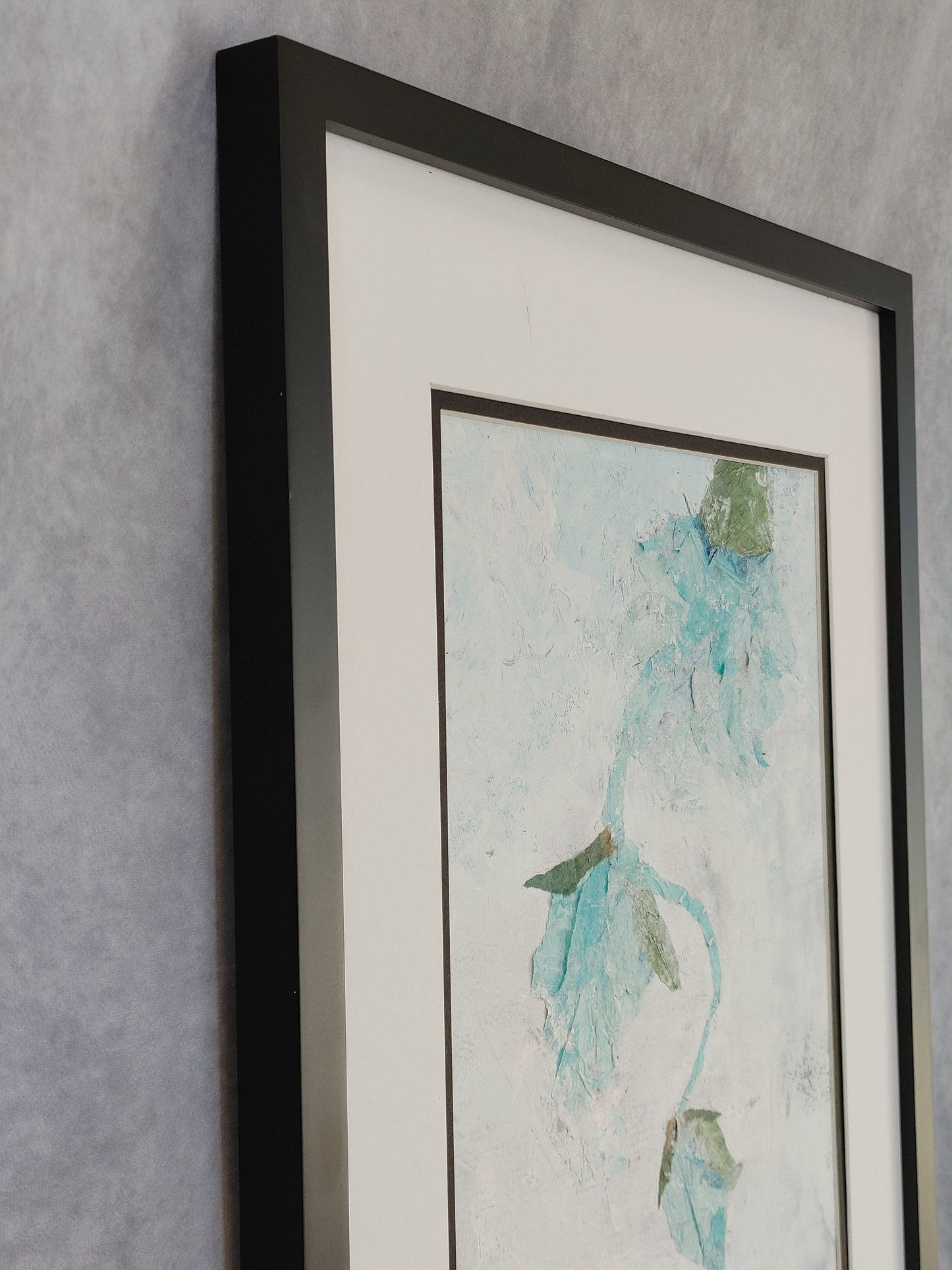 Blue Frost Original Framed Painting