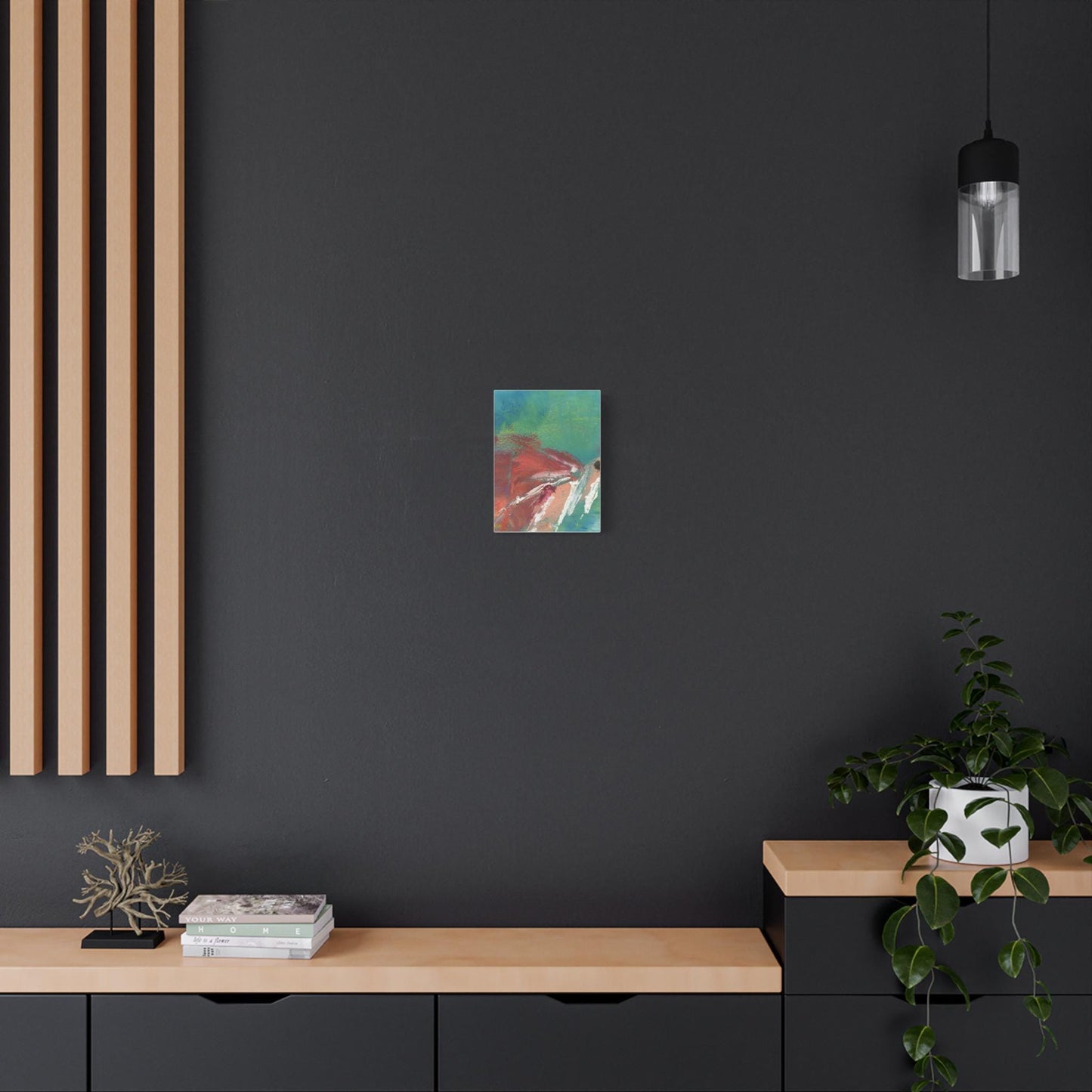 Aqua No. 1 by Betsy Lewis on Matte Canvas, Stretched, 1.25"
